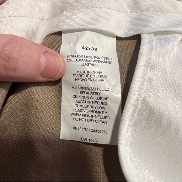 LLBean Fleece Quarter Zip Men’s Pullover - Size XL Navy Blue - Picture 4 of 6